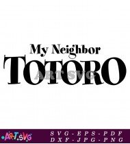 My Neighbor Totoro Cartoon Character Image SVG