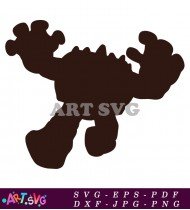 Silhouette of Rex from Toy Story SVG