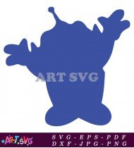 Silhouette of Alien from Toy Story SVG