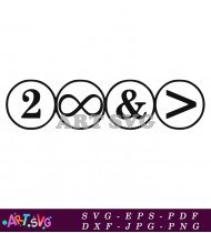 Toy Story Infinity And Beyond Number Saying SVG