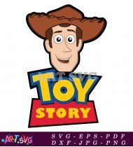 Toy Story Woody Sheriff Cartoon Character Clip Art SVG