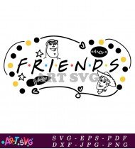 Toy Story Friends Character Cartoon Clip Art Design SVG