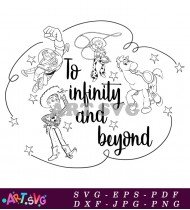 To Infinity And Beyond Toy Story Design SVG 1