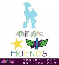 Best Friends Toy Story Character Design SVG 1