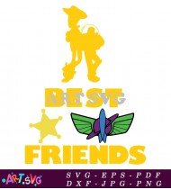 Best Friends Toy Story Character Design SVG 2