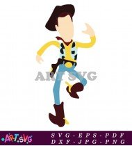 Toy Story Woody Character Design SVG