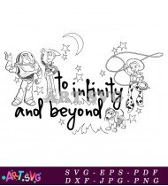 Toy Story To Infinity Beyond SVG 1