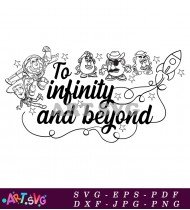 To Infinity Beyond Characters SVG 1