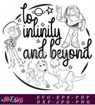 To Infinity And Beyond Toy Story SVG