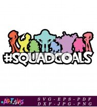 Squad Goals Toy Story Characters SVG 1