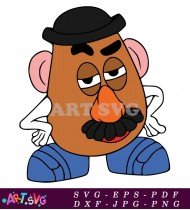 Toy Story Mr Potato Head Funny Character SVG 1