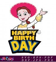 Jessie Birthday Party Letter Decorations Toy Story SVG