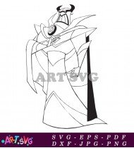 Coloring Page Zurg Evil Villain Toy Story SVG