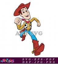 Toy Story Woody Cowboy Hat Coloring Page SVG