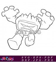 Toy Story Coloring Page Zurg Printable SVG