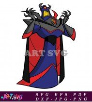 Emperor Zurg Toy Story Character Vector Illustration SVG