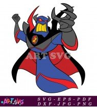 Toy Story Emperor Zurg Cartoon Clip Art SVG 2