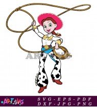 Toy Story Jessie Cowgirl Cartoon Clip Art SVG 2