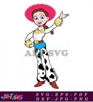 Toy Story Jessie Cowgirl Cartoon Clip Art SVG 4