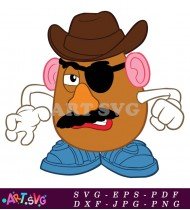 Toy Story Mr. Potato Head Cartoon Clip Art SVG