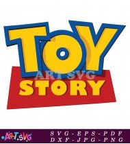 Toy Story Logo Movie Title Cartoon Graphic SVG 1