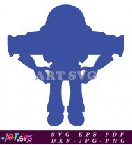 Buzz Lightyear Toy Story Character Space Ranger Blue SVG