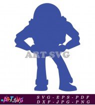 Toy Story Buzz Lightyear Silhouette Cartoon SVG