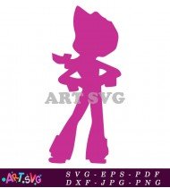 Toy Story Buzz Lightyear Silhouette Purple SVG 2