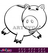 Pig Piggy Bank Toy Story Saving Money SVG