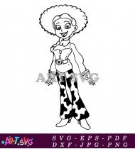 Toy Story Jessie Cowgirl Character Cartoon SVG