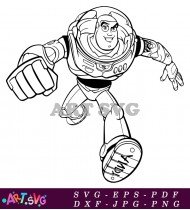 Buzz Lightyear From Toy Story Disney T-Shirt SVG 1