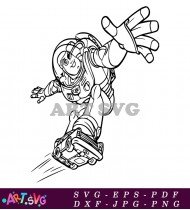 Buzz Lightyear From Toy Story Disney T-Shirt SVG 3