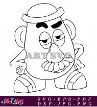 Mr Potato Head From Toy Story T-Shirt SVG