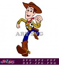 Toy Story Woody Cartoon Character Illustration SVG