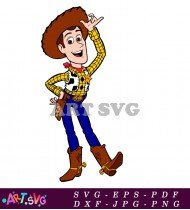 Toy Story Woody Character Cartoon Image SVG