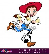 Toy Story Jessie Cowgirl Cartoon Character SVG