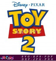 Toy Story 2 Logo Color Book SVG