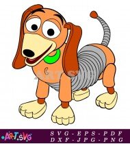 Slinky Dog Toy Story Printable SVG