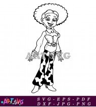 Jessie Cowboy Girl Toy Story Printable SVG