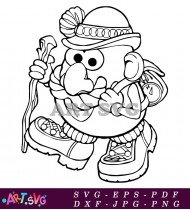 Mr Potato Head Camping Toy Story SVG 2