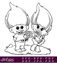 Printable Trolls Coloring Pages For Kids SVG