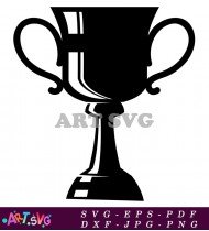 Black And White Trophy Icon Free Download SVG