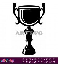 Black And White Trophy Icon Download Free SVG