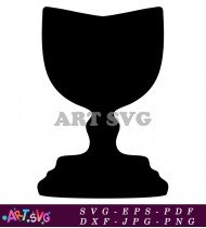 Classic Design Black And White Trophy SVG 1