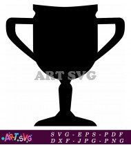 Classic Black And White Trophy Design SVG 2