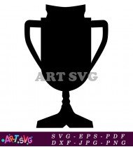 Classic Design Silhouette Award Trophy Design SVG