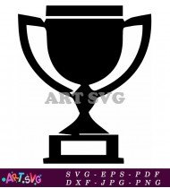 Trophy Cup with Simple Design SVG