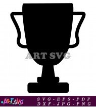 Trophy Silhouette Design Illustration SVG