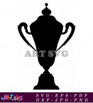 Trophy Cup Silhouette Design Vector Download SVG