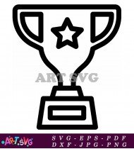 Trophy Award Winner Symbol SVG 1